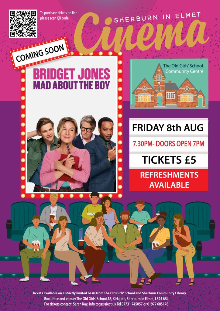 Sherburn Cinema - Bridget Jones Mad About The Boy 1 MAD ABOUT THE BOY AUG