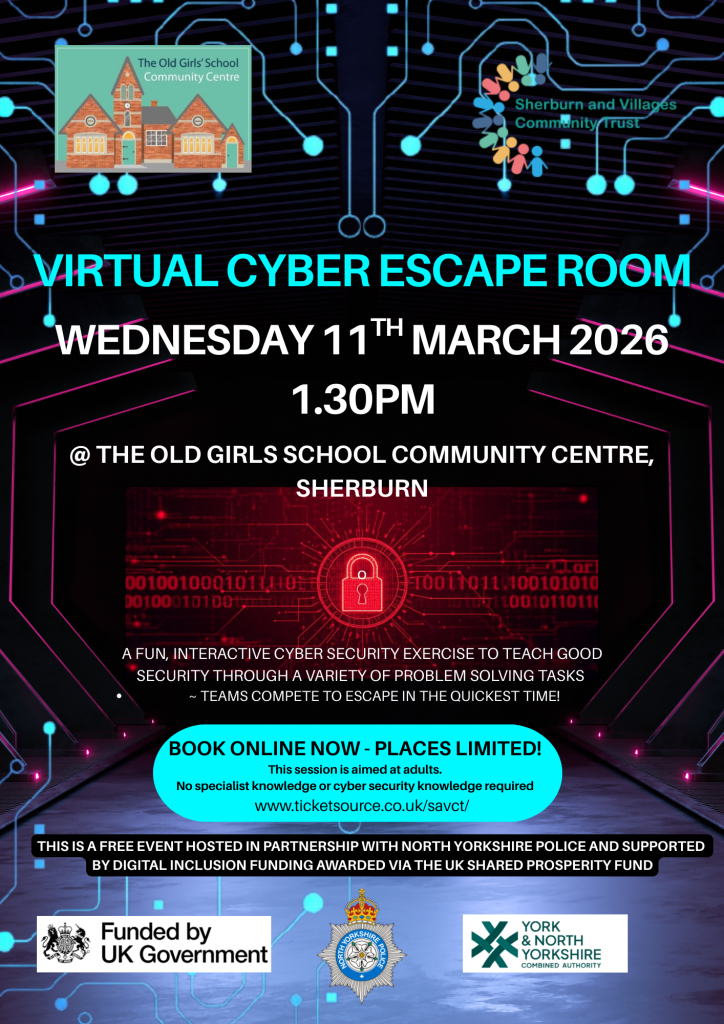 Virtual Cyber Escape Room 1 Cyber Escape Room March 2026
