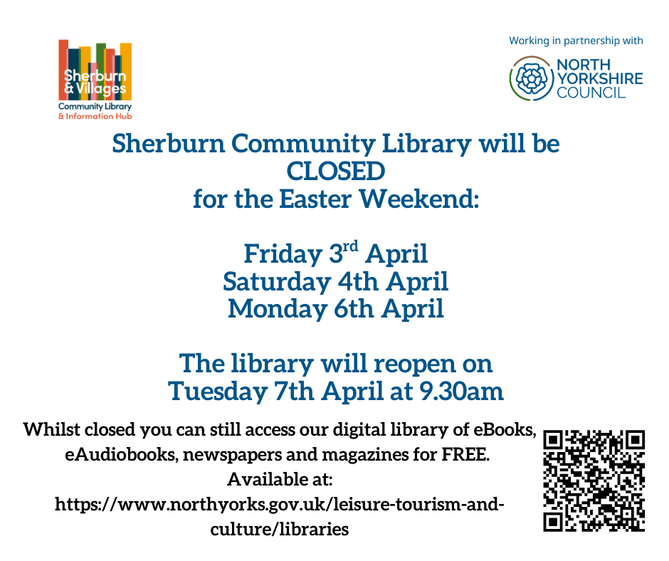 Sherburn Easter 26 Closure Poster